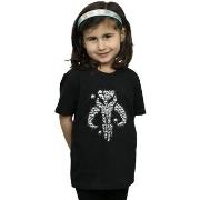 T-shirt enfant Disney The Mandalorian Blaster Skull