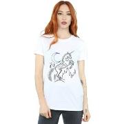 T-shirt Harry Potter Unicorn Line Art