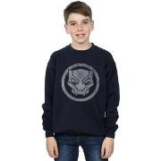 Sweat-shirt enfant Marvel Black Panther Distressed Icon