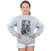 Sweat-shirt enfant Marvel Black Panther Spray Headshot