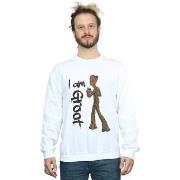 Sweat-shirt Marvel Avengers Infinity War Graffiti Groot