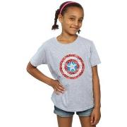 T-shirt enfant Marvel Captain America Pixelated Shield