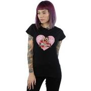 T-shirt Dessins Animés Taz Valentine's Day Crazy In Love