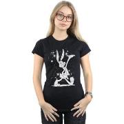 T-shirt Dessins Animés Bugs Bunny Let It Snow