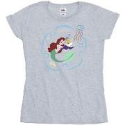 T-shirt Disney The Little Mermaid Reading A Book