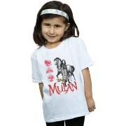 T-shirt enfant Disney Mulan Movie Horse Pose