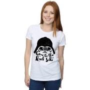 T-shirt Disney Darth Vader Come To The Dark Side Sketch