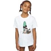 T-shirt enfant Disney Mickey Mouse Surf And Chill