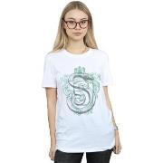 T-shirt Harry Potter Slytherin Serpent Crest