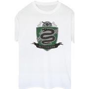 T-shirt Harry Potter Slytherin Chest Badge