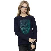 Sweat-shirt Marvel Black Panther Tribal Mask