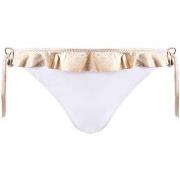 Maillots de bain Brigitte Bardot Slip de bain blanc/or Palm Beach by