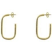 Boucles oreilles Orusbijoux Boucles D'oreilles Tube En Argent Forme Ov...