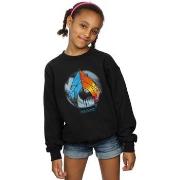 Sweat-shirt enfant Dc Comics Aquaman Tropical Logo