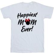T-shirt enfant Disney Minnie Mouse Happiest Mom Ever