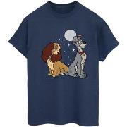 T-shirt Disney Lady And The Tramp Moon