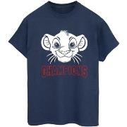 T-shirt Disney The Lion King Simba Face Champion