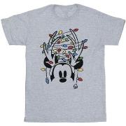 T-shirt enfant Disney Mickey Mouse Christmas Head Lights