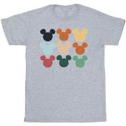 T-shirt enfant Disney Mickey Mouse Heads Square