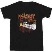 T-shirt enfant Disney Mickey Mouse Smash Guitar Rock