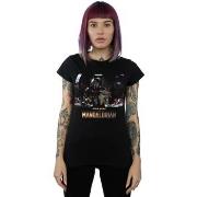 T-shirt Disney The Mandalorian Child On Board