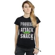 T-shirt Disney The Mandalorian Protect Attack Snack