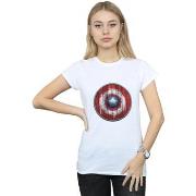 T-shirt Marvel Captain America Wooden Shield