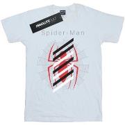 T-shirt enfant Marvel Spider-Man Logo Stripes