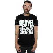 T-shirt Marvel Comics Action Tiles