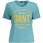 T-shirt Gant T SHIRT BLUE OS