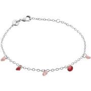 Bracelets Brillaxis Bracelet argent pampilles roses