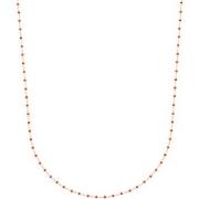 Collier Brillaxis Collier perles de Miyuki rouge plaqué or