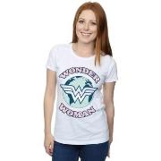 T-shirt Dc Comics Wonder Woman Planet Symbol