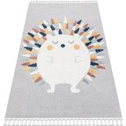 Tapis Rugsx Tapis YOYO GD73 gris/blanc - Hérisson en 140x190 cm