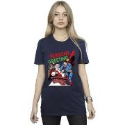 T-shirt Dc Comics Superman Santa Comic