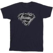 T-shirt enfant Dc Comics Superman Logo Sketch