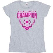 T-shirt Dc Comics Play Like A Champion