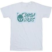 T-shirt Disney The Book Of Boba Fett Lives Chest