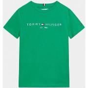 T-shirt enfant Tommy Hilfiger KS0KS00397 ESSENTIAL TEE-L4B OLYMPIC GRE...