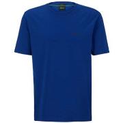 T-shirt BOSS T-SHIRT TEE TAPE BLEU REGULAR FIT AVEC RUBAN DE CHAQUE
