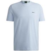 T-shirt BOSS T-SHIRT TEE BLEU PASTEL REGULAR FIT EN COTON STRETCH AV