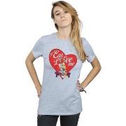 T-shirt Dessins Animés Bugs Bunny And Lola Valentine's Day Love Me