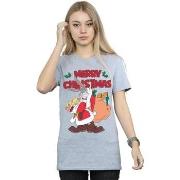 T-shirt Dessins Animés Santa Bugs Bunny