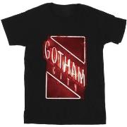 T-shirt Dc Comics The Batman Gotham City Neon Lights