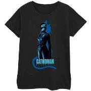 T-shirt Dc Comics The Batman Catwoman Silhouette