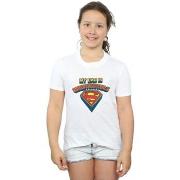 T-shirt enfant Dc Comics Superman My Dad Is Indestructible