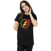 T-shirt Dc Comics The Flash Running Emblem
