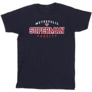 T-shirt enfant Dc Comics Superman Metropolis Varsity