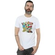 T-shirt Dc Comics Teen Titans Go Robin Montage