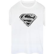 T-shirt Dc Comics Superman Logo Sketch